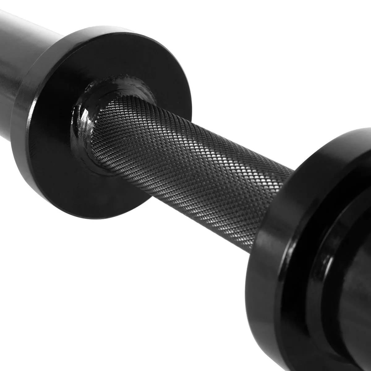 Olympic Dumbbell Handle with Fixed Sleeves