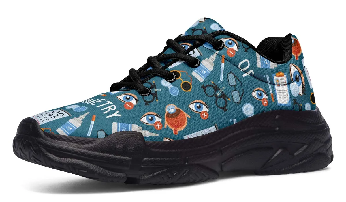 Optometry Themed Chunky Sneakers