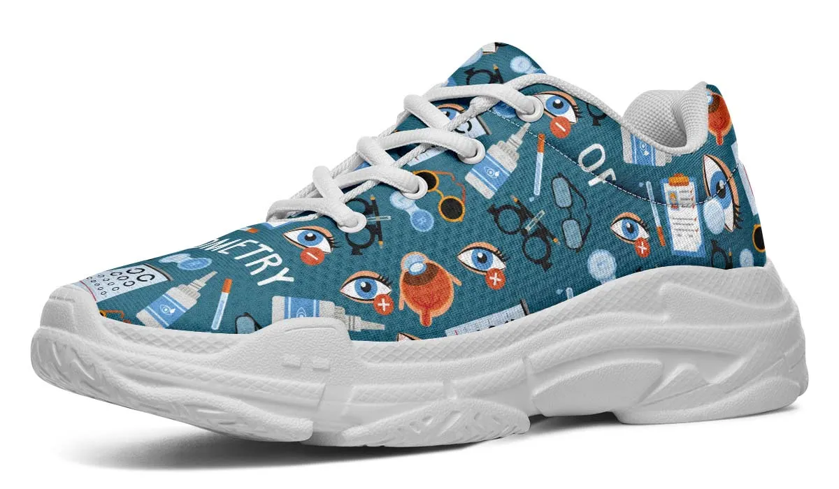 Optometry Themed Chunky Sneakers