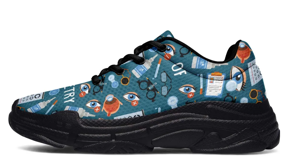 Optometry Themed Chunky Sneakers
