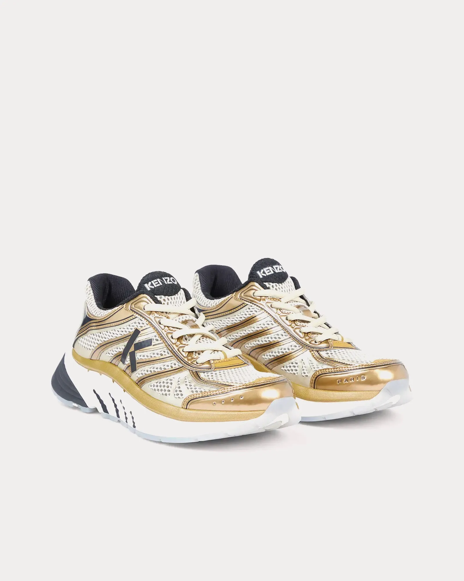 Pace Tech Runner Gold Low Top Sneakers