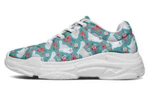 Persian Cat Flower Chunky Sneakers