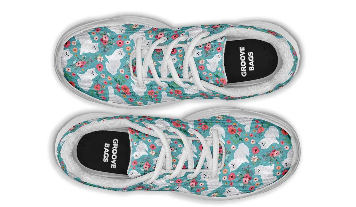 Persian Cat Flower Chunky Sneakers