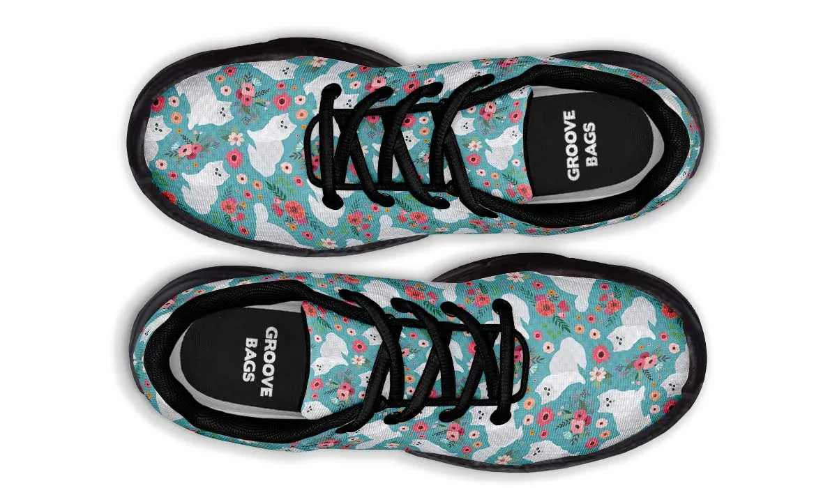 Persian Cat Flower Chunky Sneakers