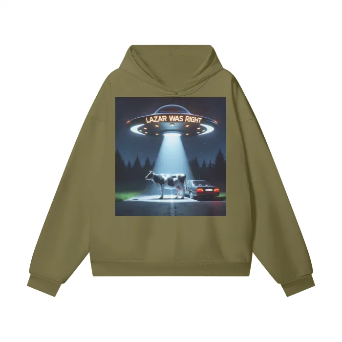 "Lazar was Right" Ultra Heavyweight Hoodie 460GSM