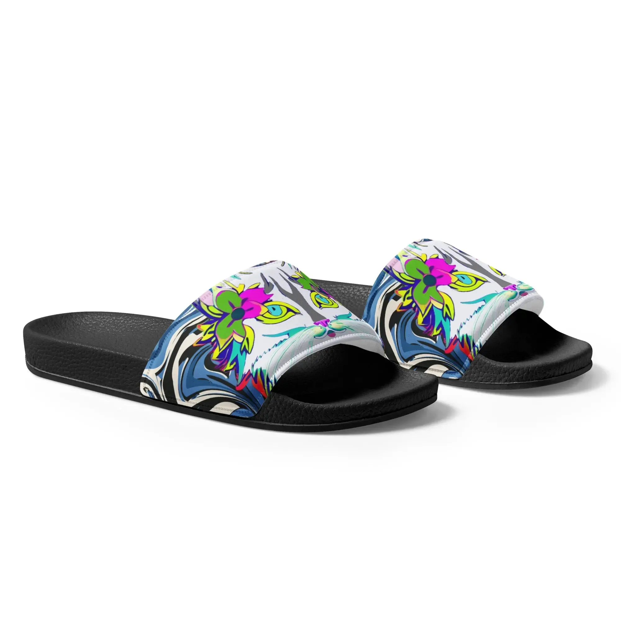 "Sonya My Beautiful Cat" Collection - Women's Slides