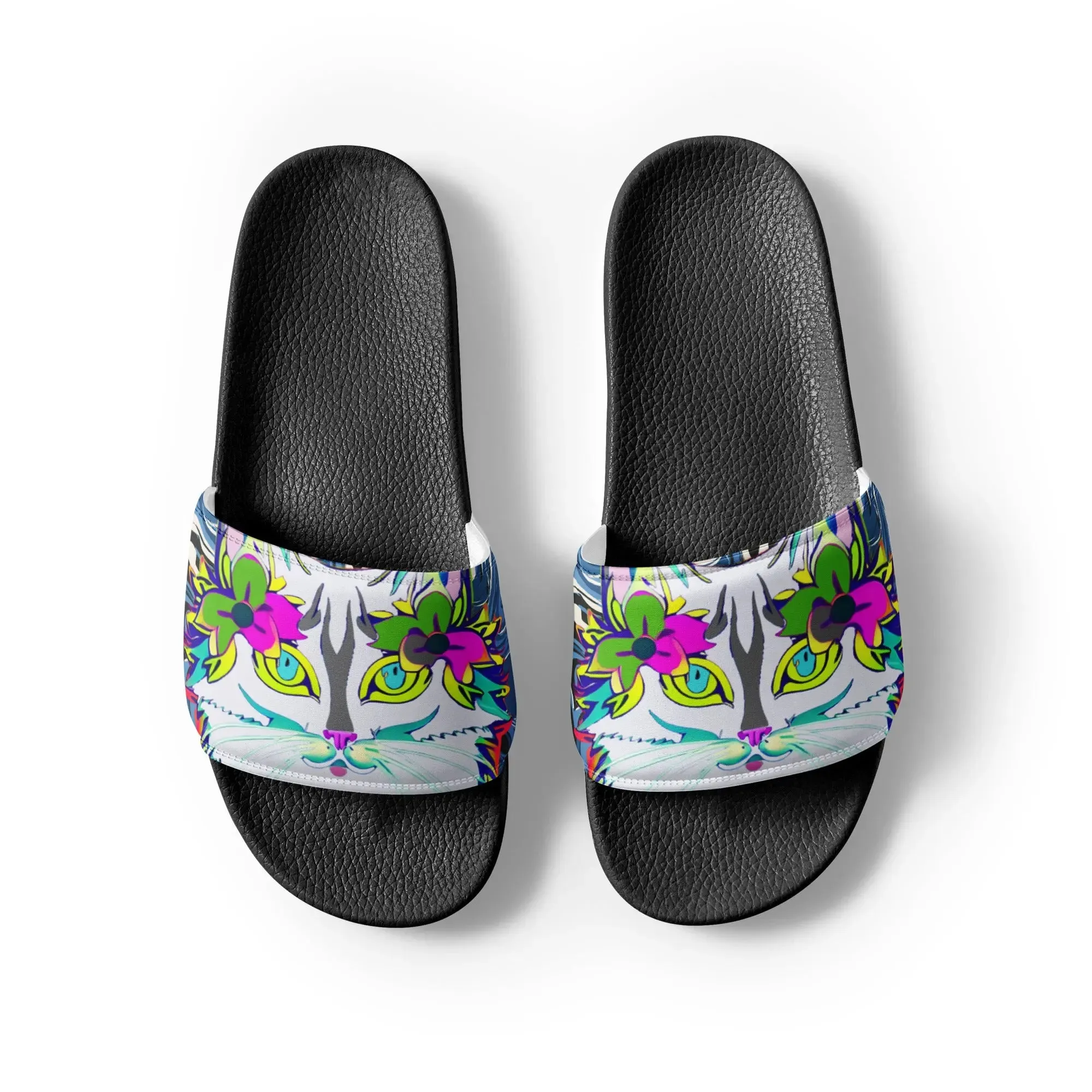 "Sonya My Beautiful Cat" Collection - Women's Slides