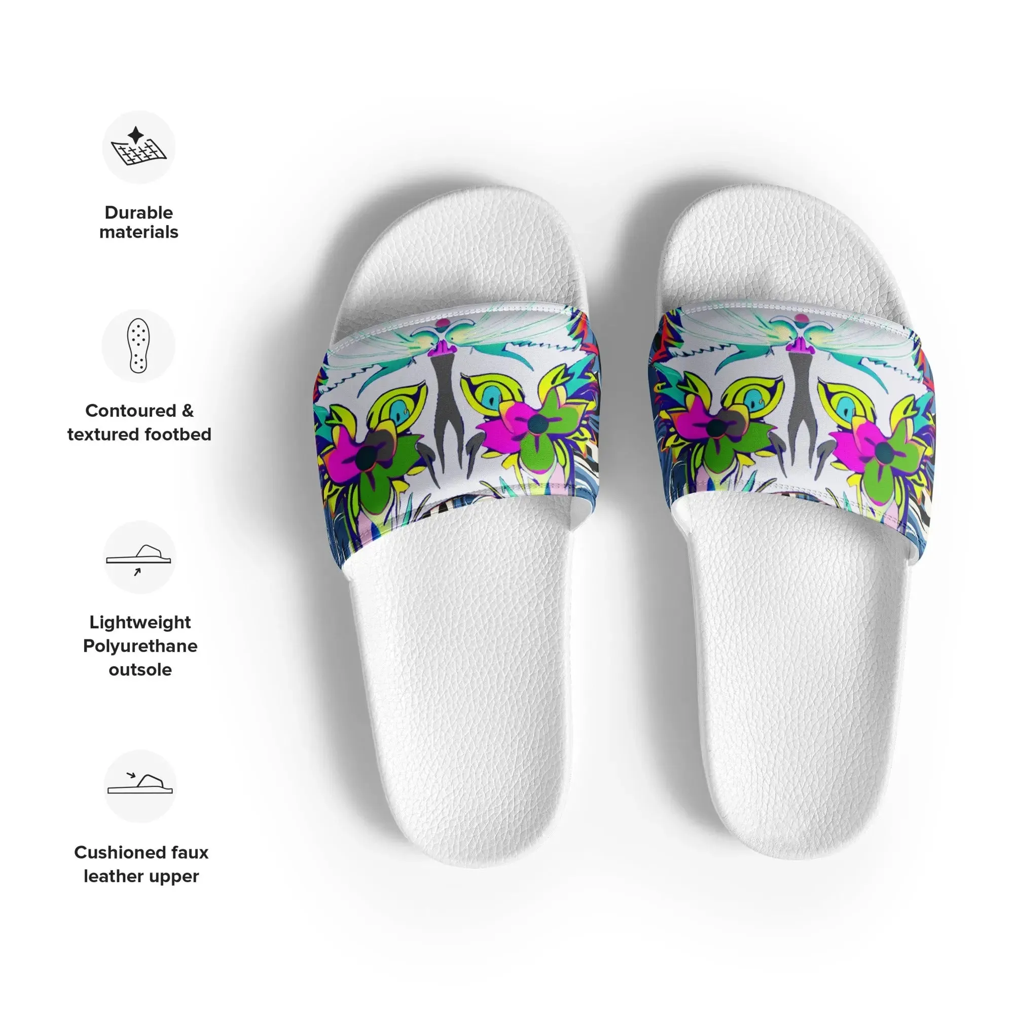 "Sonya My Beautiful Cat" Collection - Women's Slides