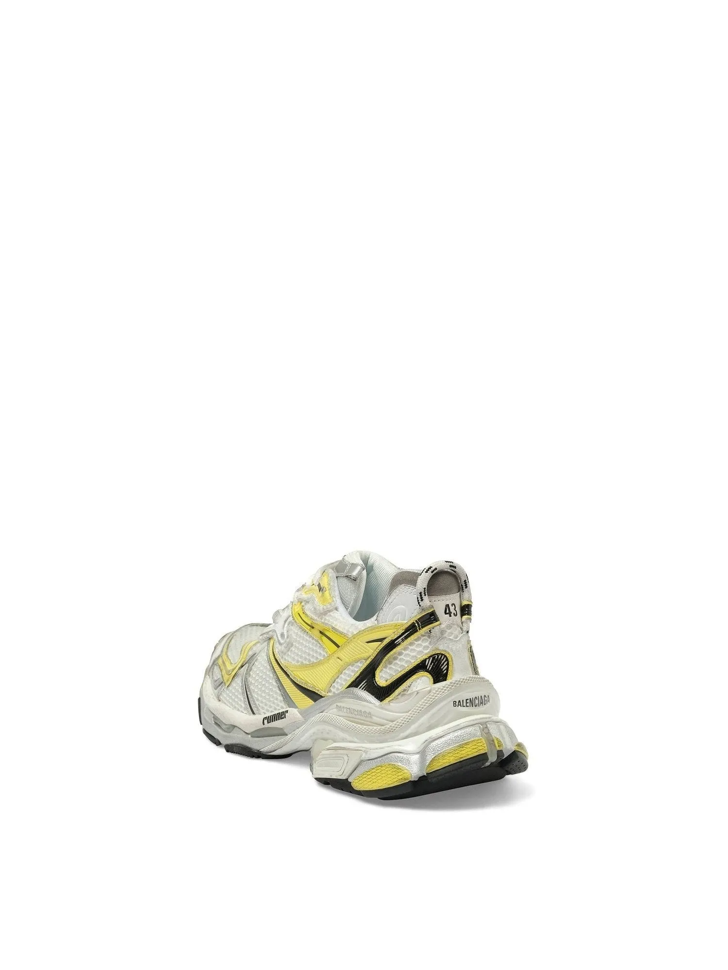 Runner 2 Sneaker in White/Yellow/Black