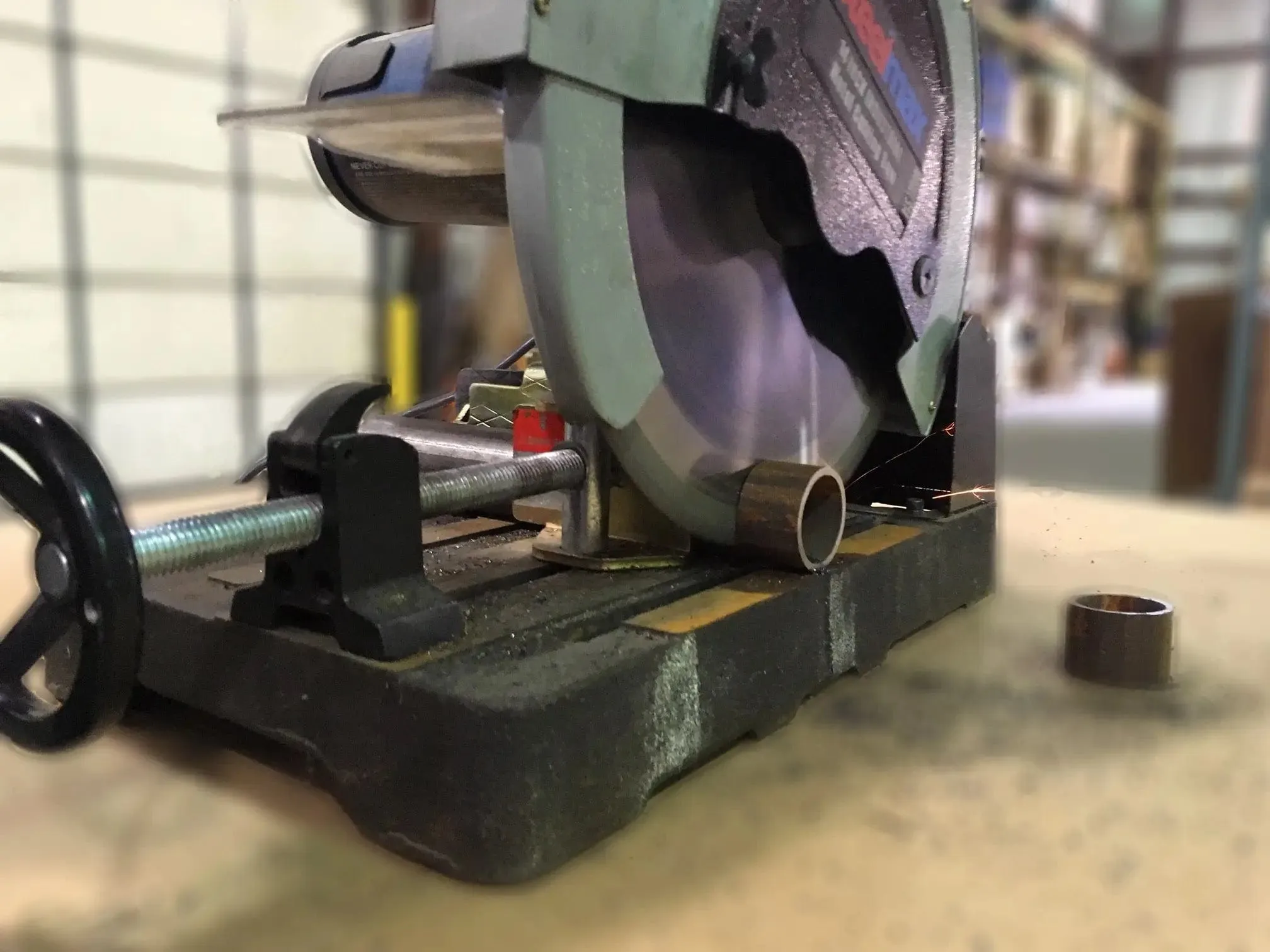 S14 14″ Metal Cutting Saw with Cast Iron Base