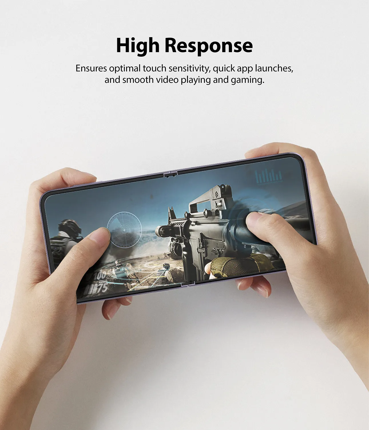 Samsung Galaxy Z Flip 3 Screen Protector| Invisible Defender Full Coverage Film| 2 Pack