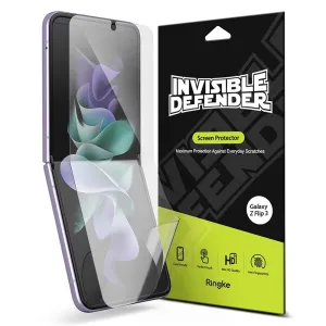 Samsung Galaxy Z Flip 3 Screen Protector| Invisible Defender Full Coverage Film| 2 Pack