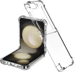 Samsung Galaxy Z Flip 5 Hybrid Gel Four Corner Cushion Case [CLEAR]