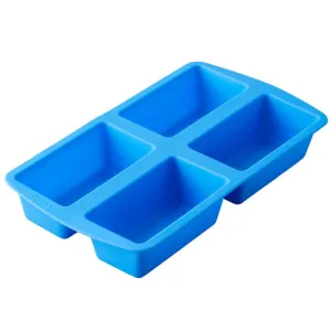 Silicone Loaf Soap Mold | 4-Cavity Mini Loaf Mold