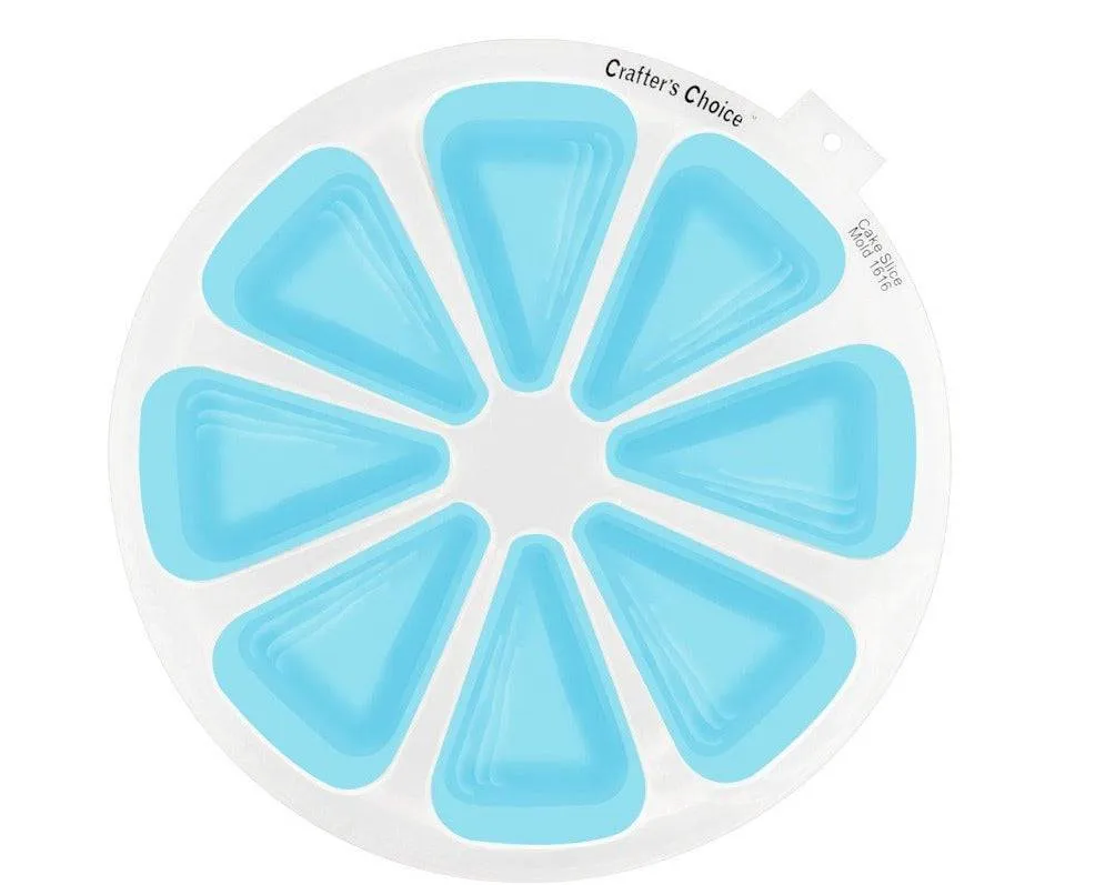 Silicone Soap Mold - Cake Slice Silicone Mold - Crafter's Choice 1616