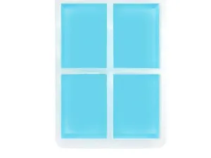 Silicone Soap Mold - Rectangle Silicone Mold - Crafter's Choice 1601