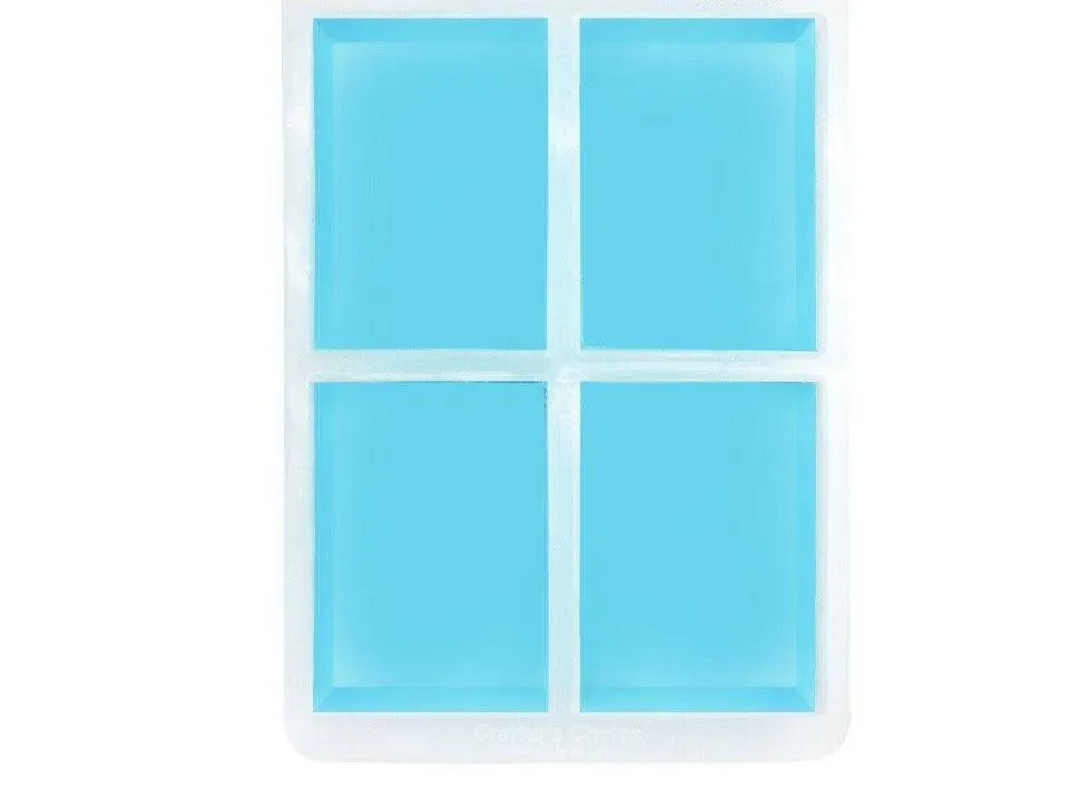 Silicone Soap Mold - Rectangle Silicone Mold - Crafter's Choice 1601