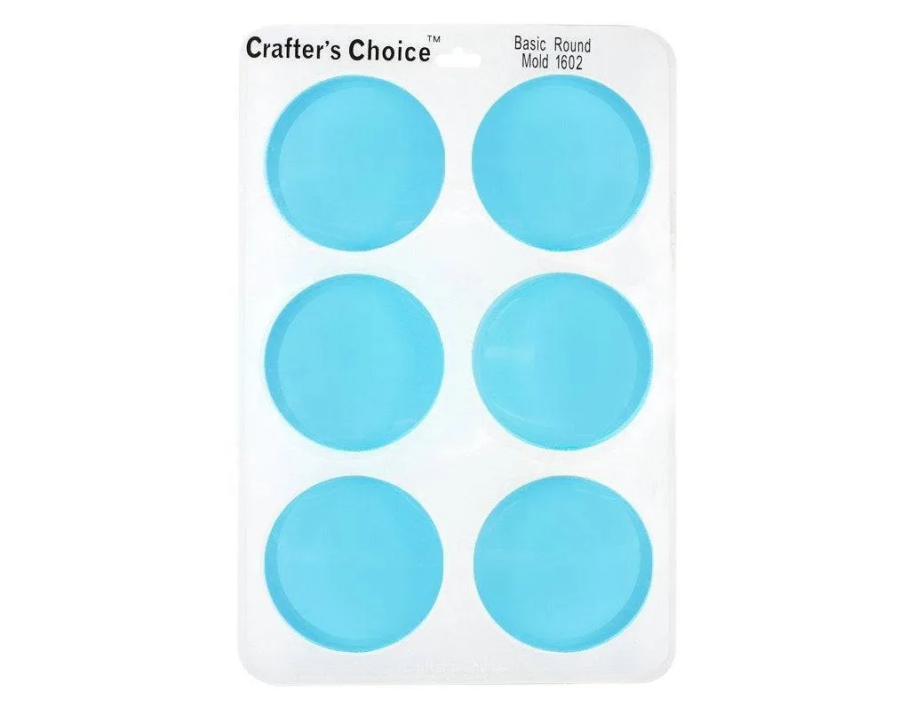 Silicone Soap Mold - Round Silicone Mold - Crafter's Choice 1602