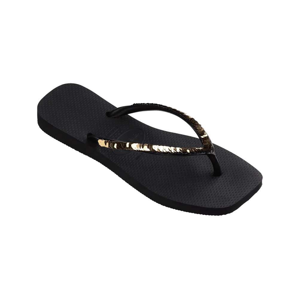 Slim Square Magic Sequin Flip Flop