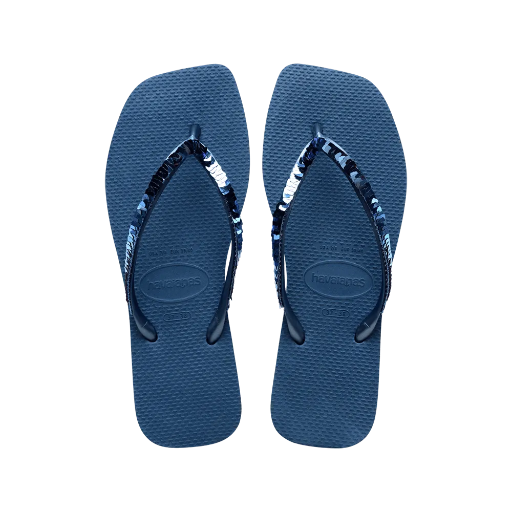Slim Square Magic Sequin Flip Flop