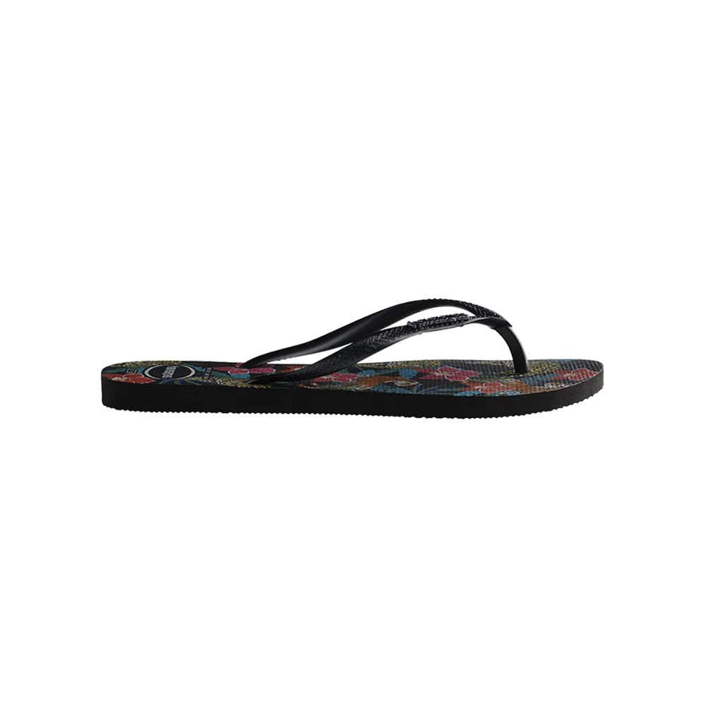 Slim Tropical Flip Flops