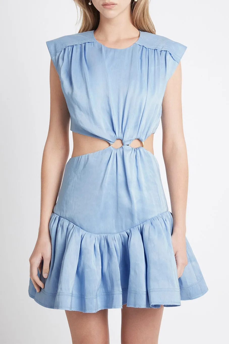 Solstice Cut Out Ring Flip Mini Dress
