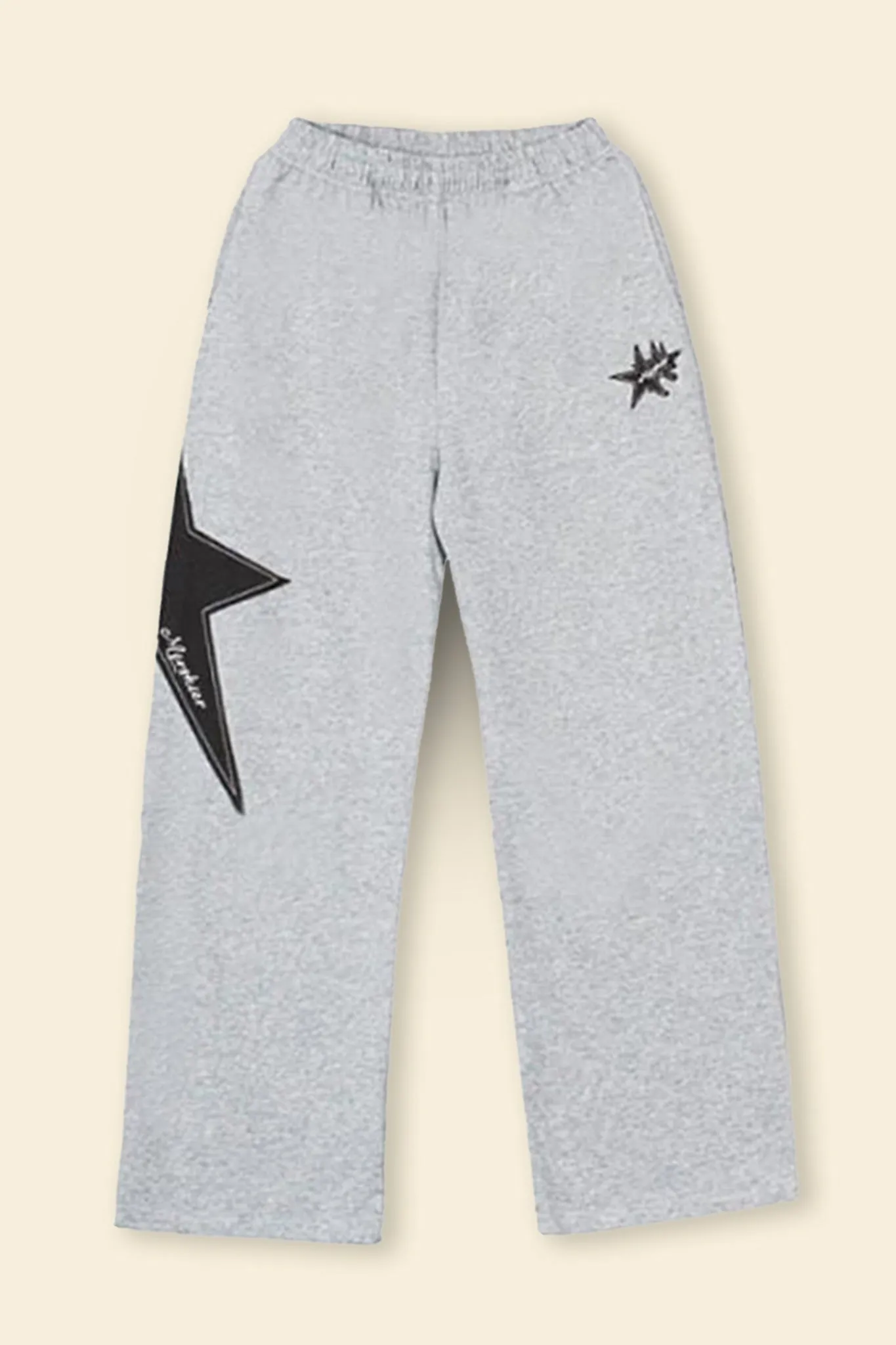 Star Patch Oversized Sweatpants