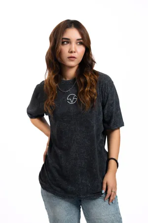 TALK TO ME | Stone Wash Oversized T-Shirt