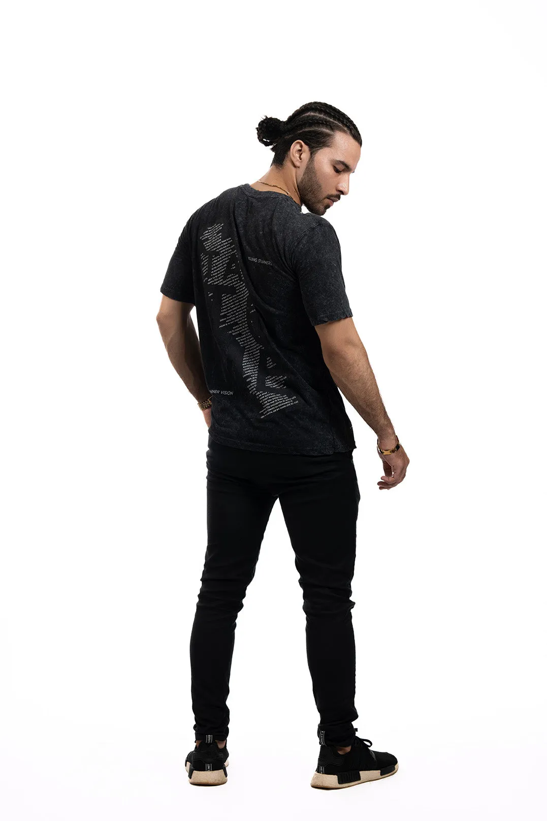 TALK TO ME | Stone Wash Oversized T-Shirt