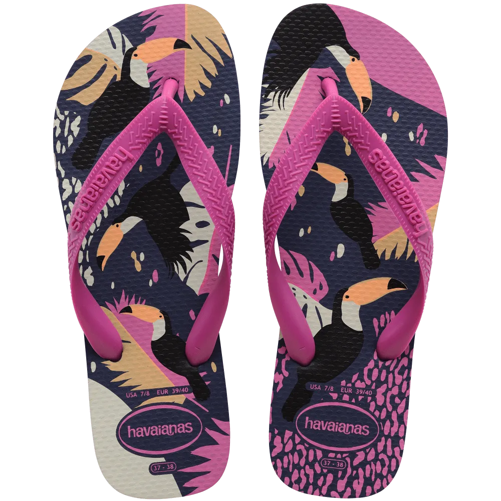 Top Tropical Vibes Flip Flops