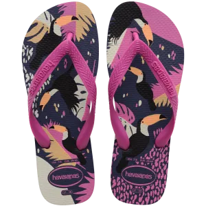 Top Tropical Vibes Flip Flops