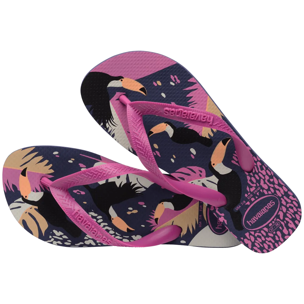 Top Tropical Vibes Flip Flops
