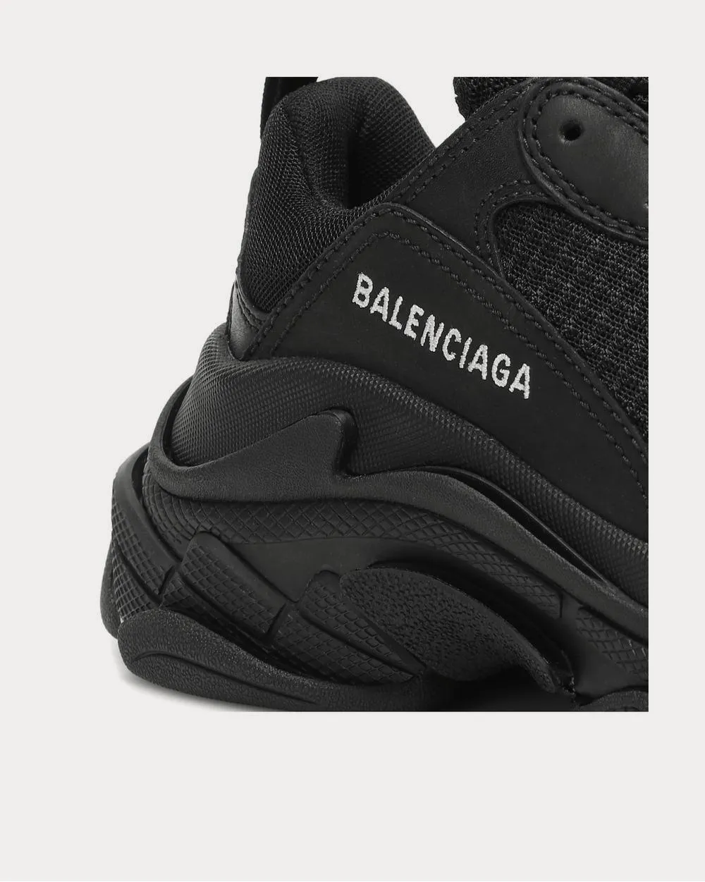 Triple S Black Low Top Sneakers