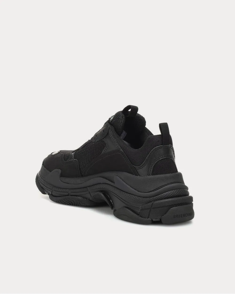 Triple S Black Low Top Sneakers