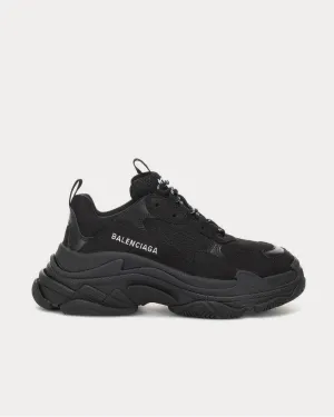 Triple S Black Low Top Sneakers