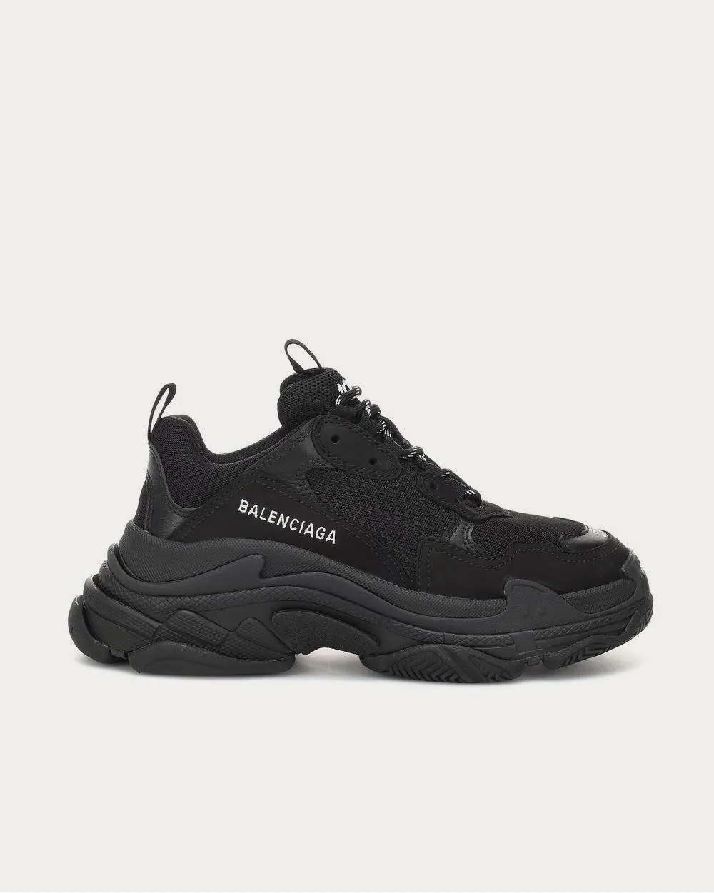 Triple S Black Low Top Sneakers