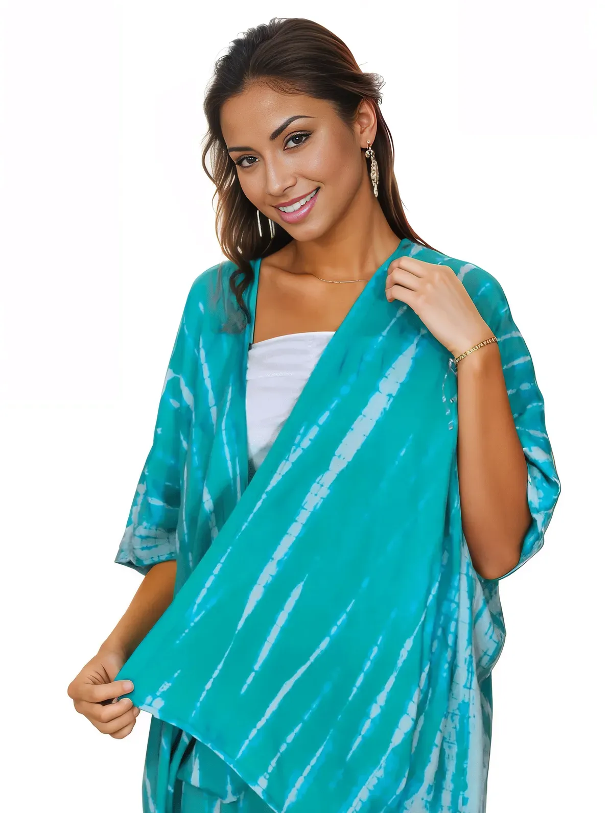 Turquoise Boho Tie-Dye Pants Set – Cozy, Chic & Effortlessly Stylish