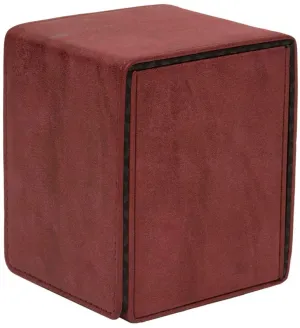 Ultra PRO: Suede Collection - Alcove Flip (Ruby)