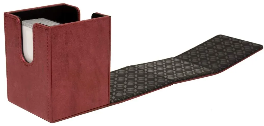 Ultra PRO: Suede Collection - Alcove Flip (Ruby)