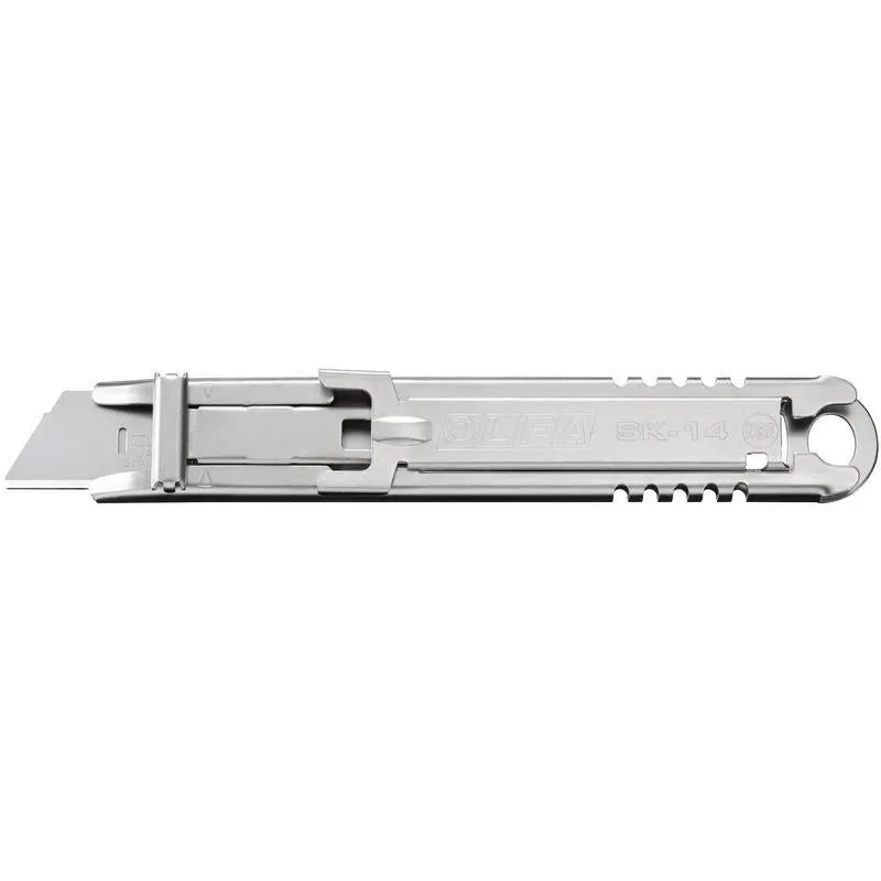 Utility Knife - OLFA SK-14 Semi-Automatic Stainless Steel Self-Retracting Safety Knife 1134049