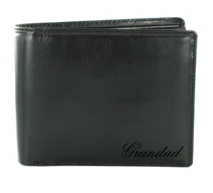 Visconti Monza MZ4 Lazio Italian Black RFID Leather Wallet