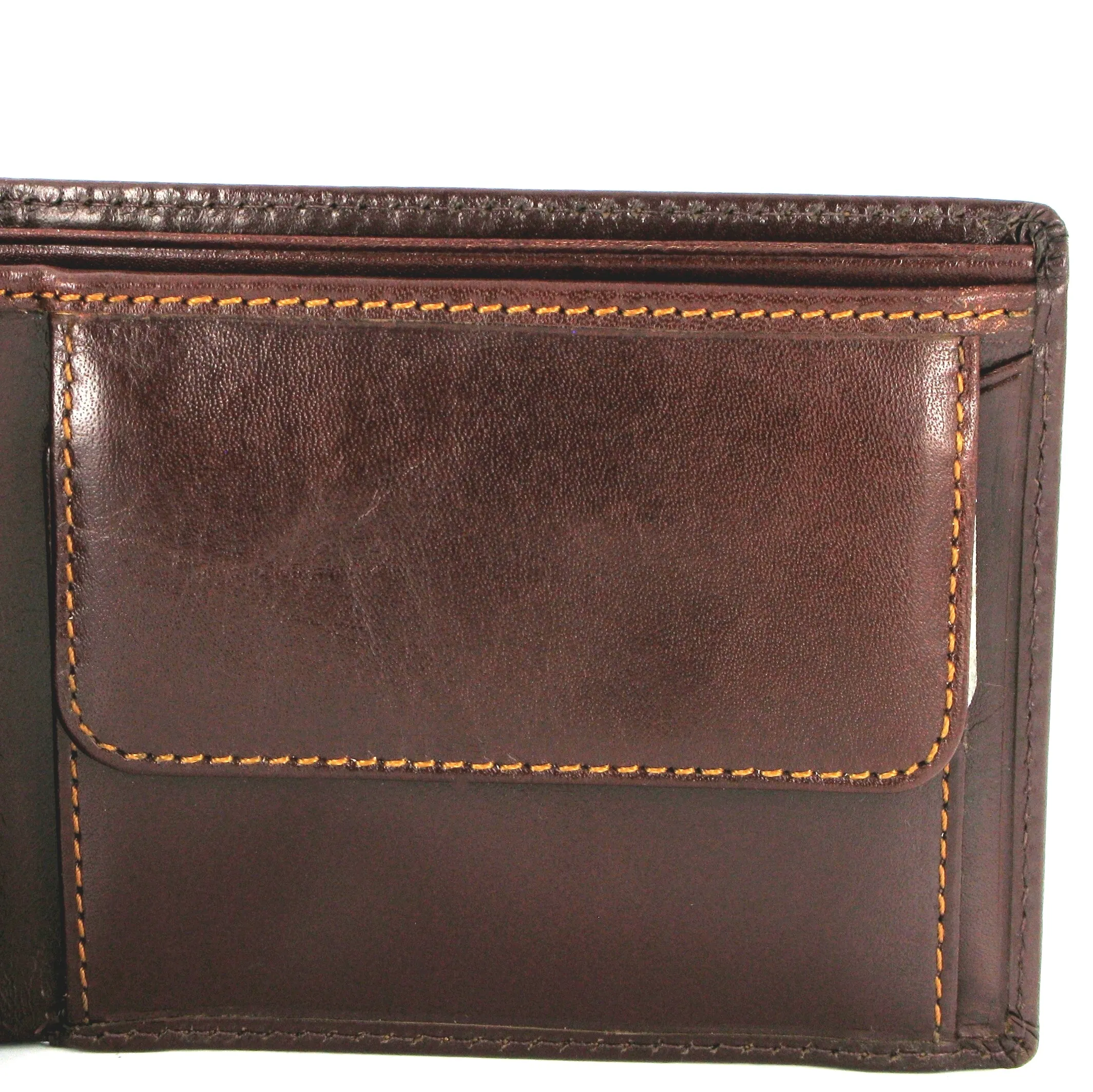 Visconti Monza MZ4 Lazio Italian Brown RFID Leather Wallet
