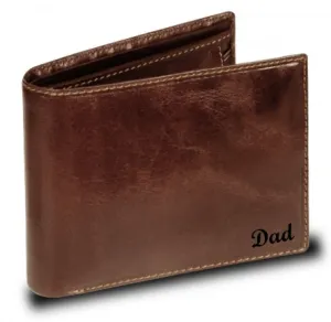 Visconti Monza MZ4 Lazio Italian Brown RFID Leather Wallet