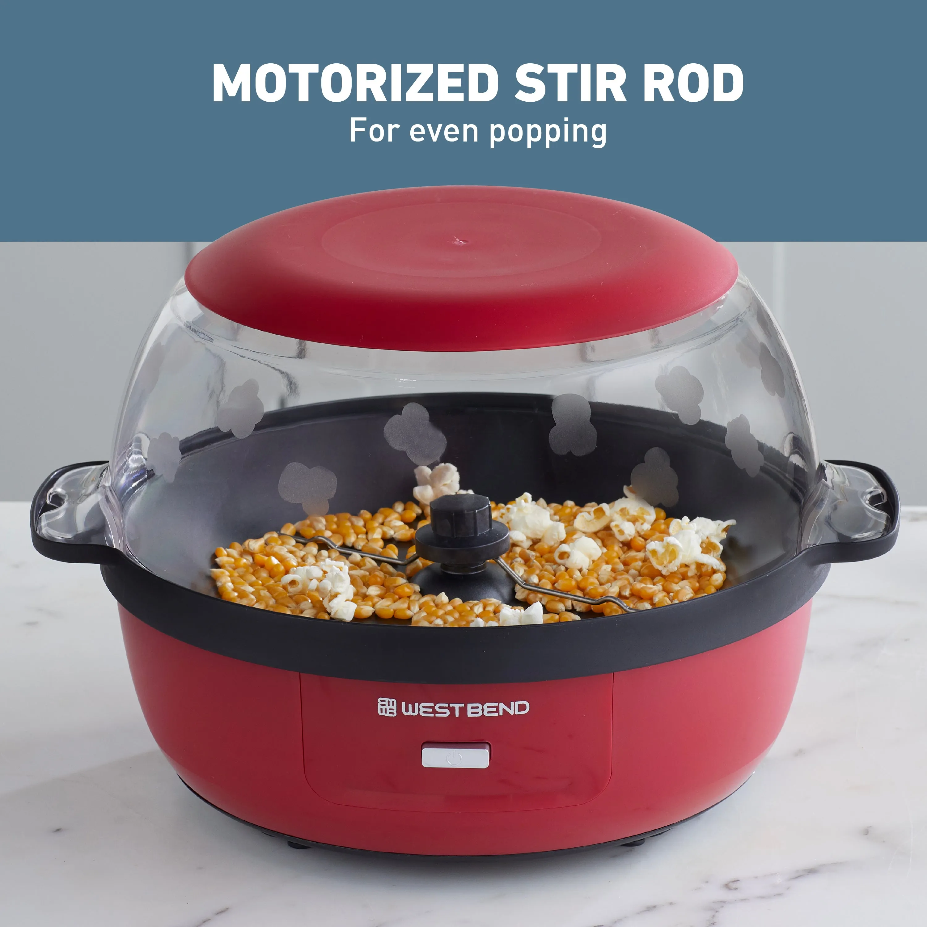 West Bend Stir Crazy 6 Qt. Popcorn Machine