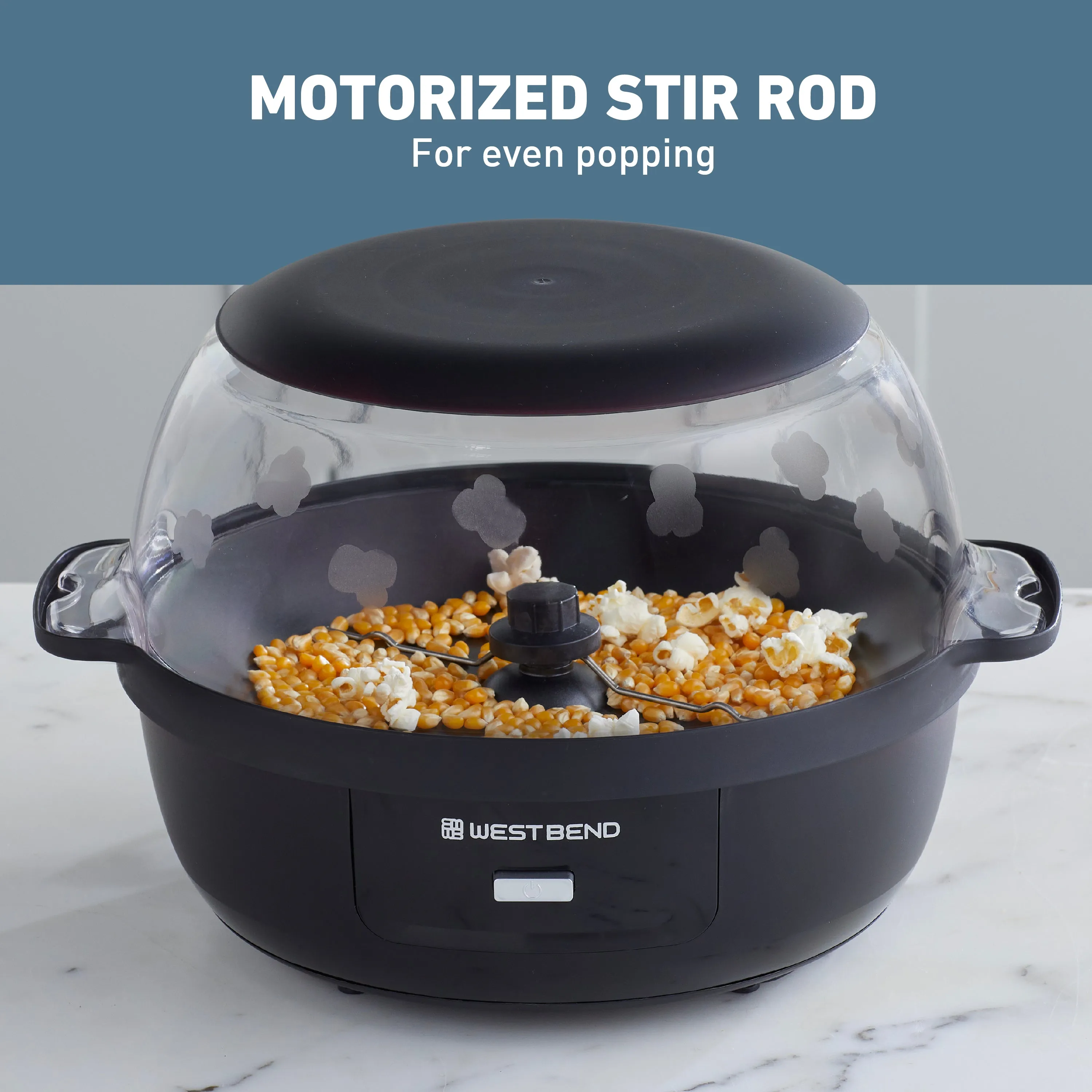 West Bend Stir Crazy 6 Qt. Popcorn Machine