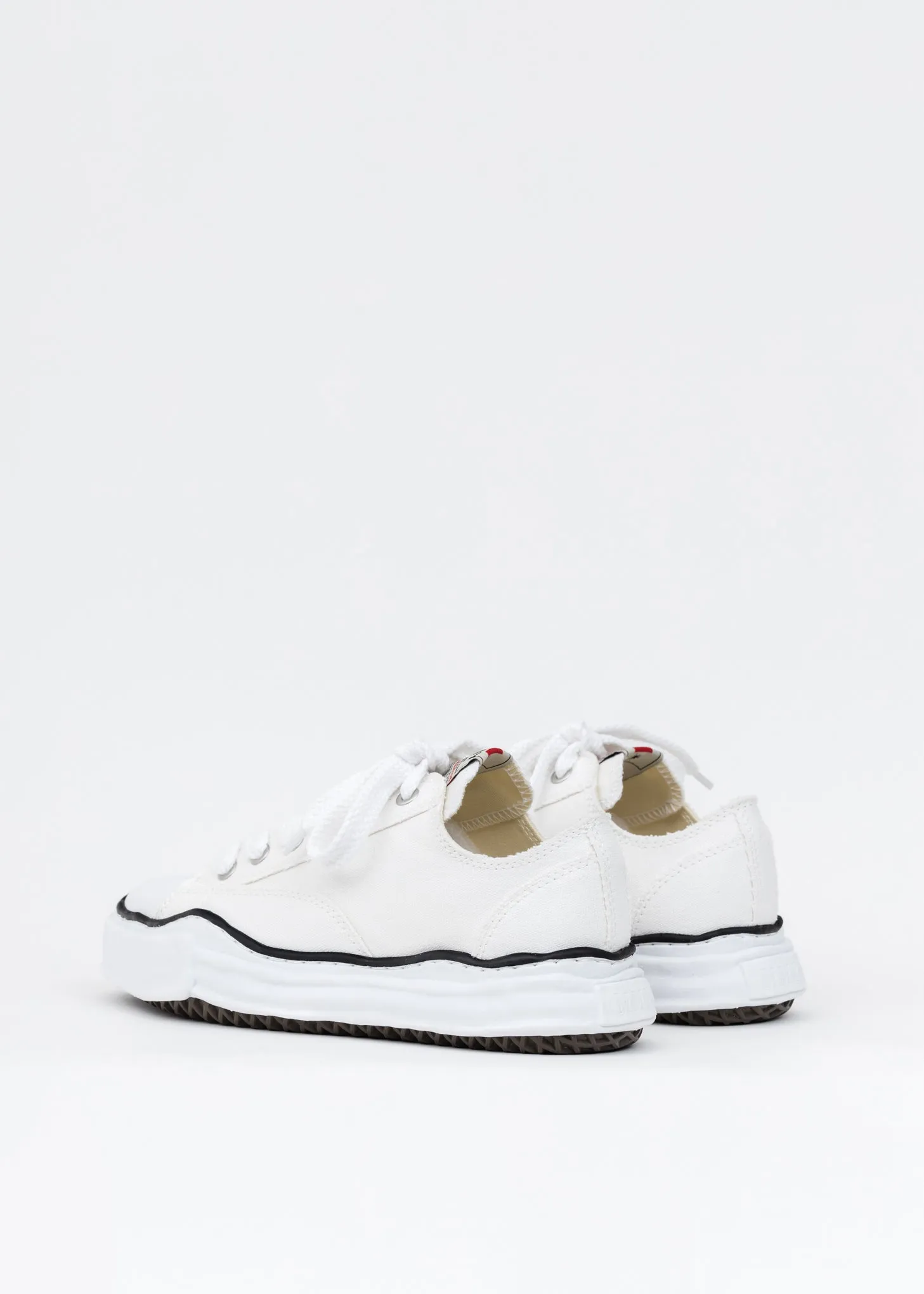 White Original Sole Canvas Lowcut Sneaker