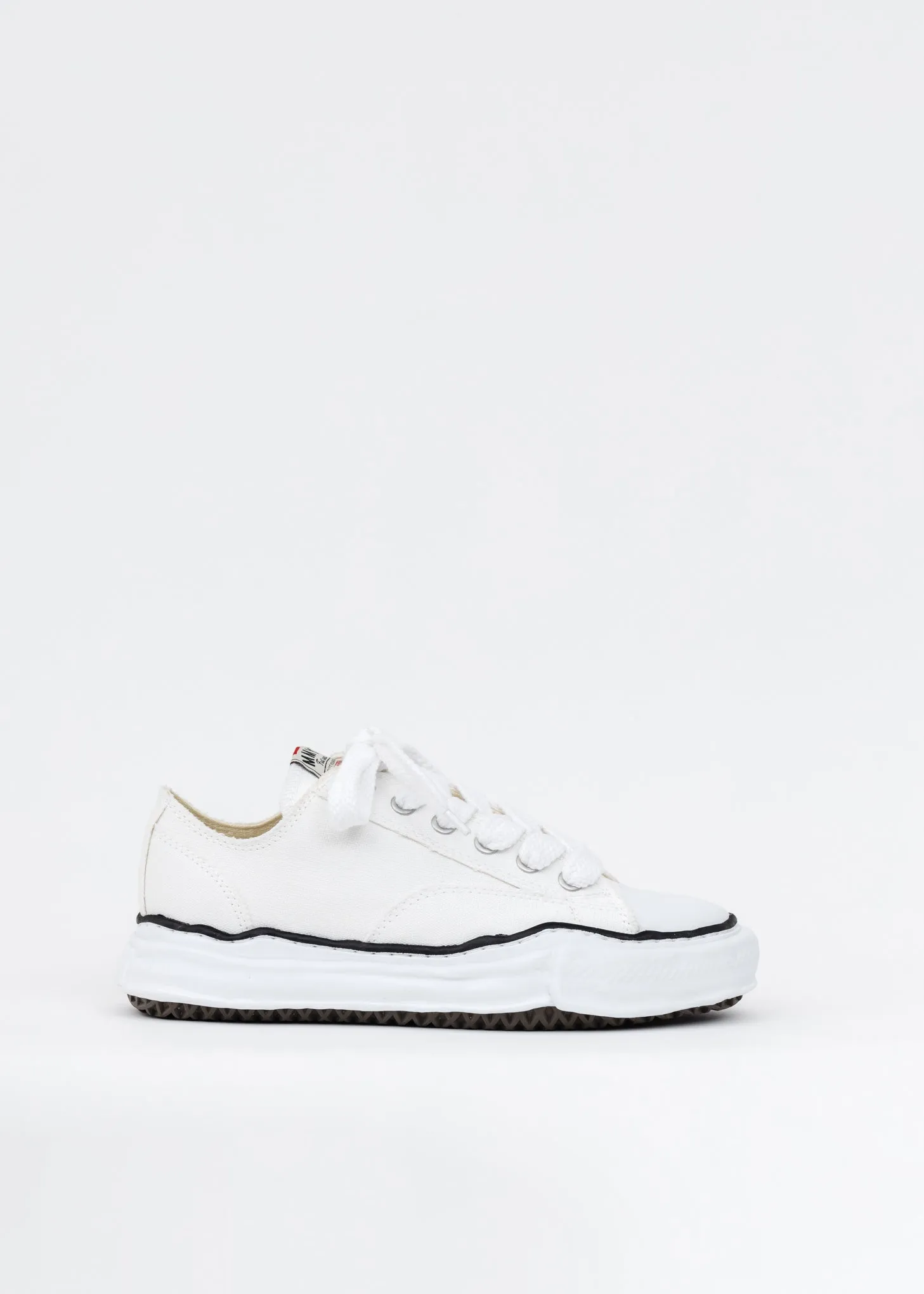 White Original Sole Canvas Lowcut Sneaker