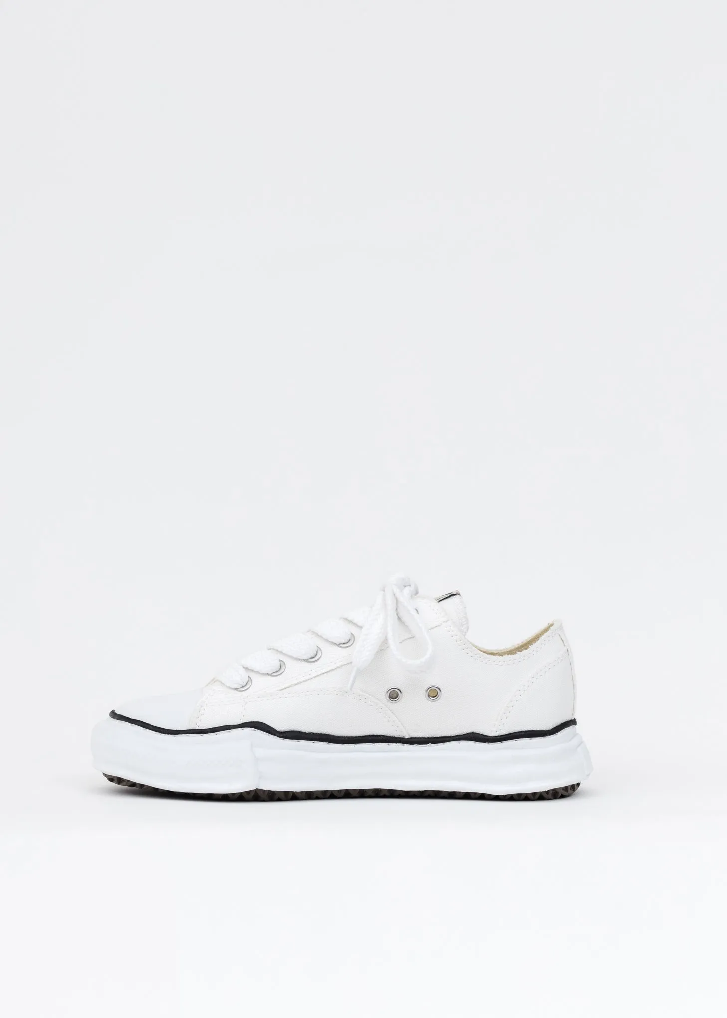 White Original Sole Canvas Lowcut Sneaker