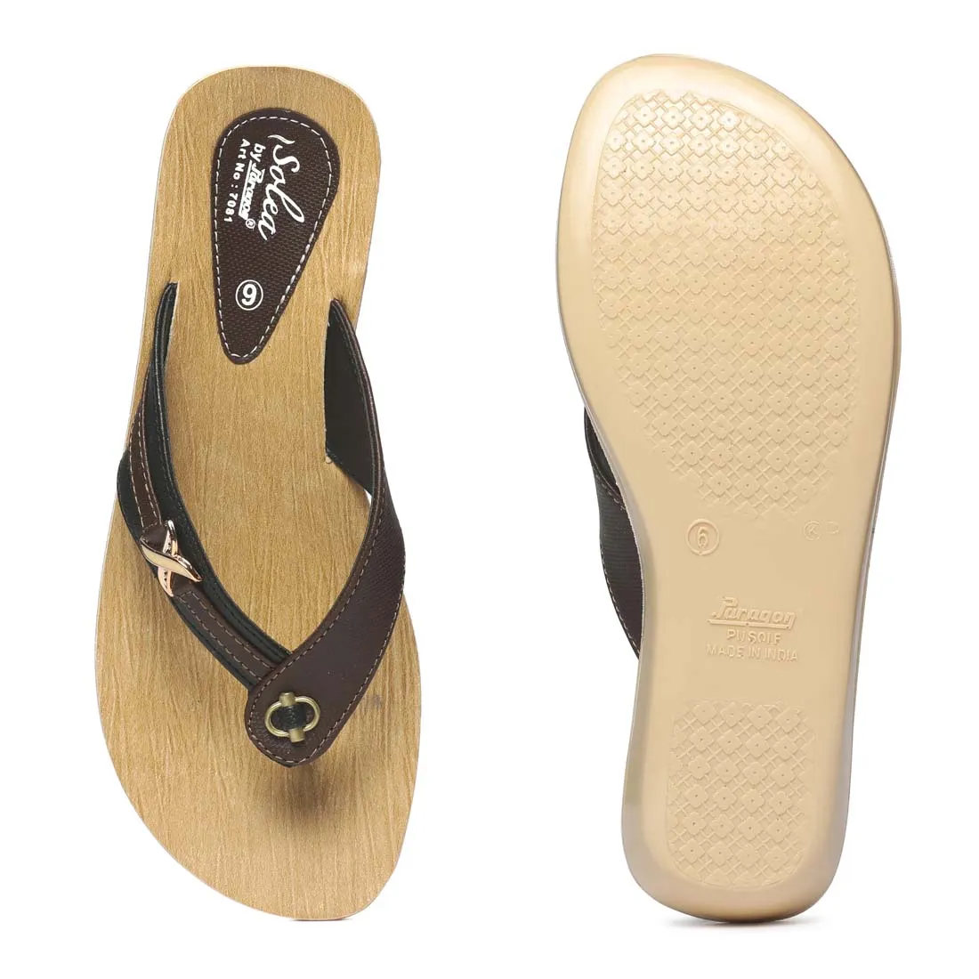 Women's Brown Solea Flip-Flops